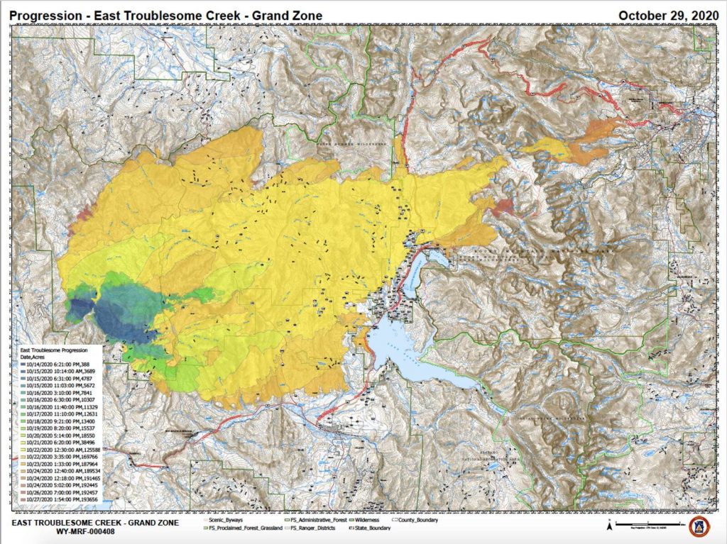 Unprecedented growth: A timeline of the East Troublesome Fire ...